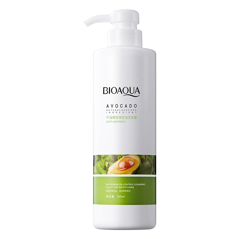 泊泉雅牛油果柔顺滑控油男女洗发露500ml